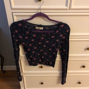 floral crop top